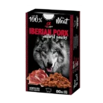 Напіввологі ласощі для собак Alpha Spirit Natural Snacks з іберійською свининою, 80 г