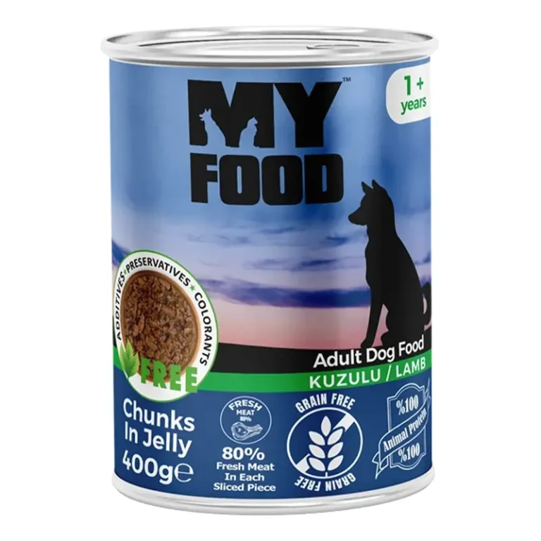 Вологий корм для собак My Food шматочки в желе з ягням 400 г