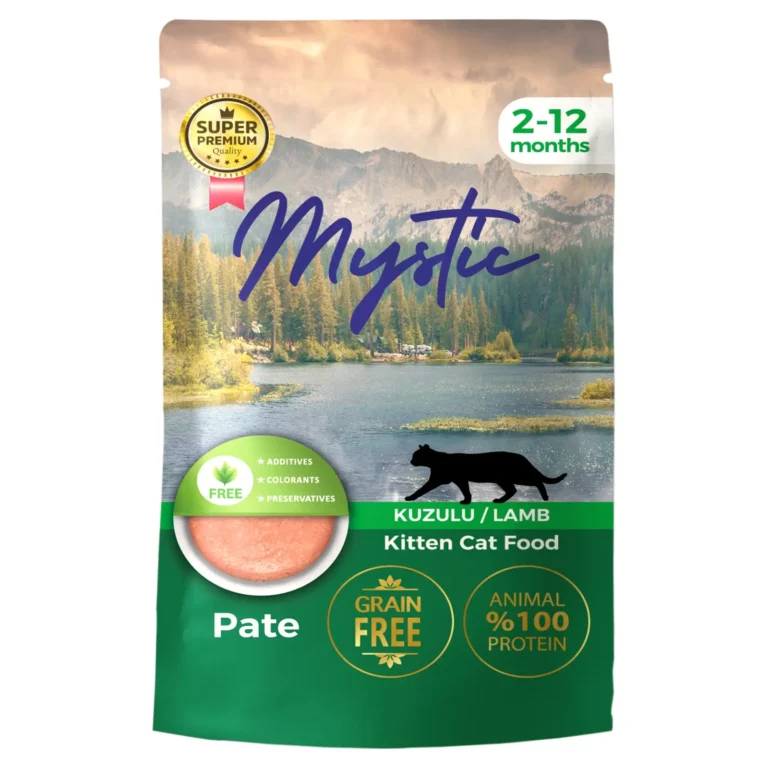 Вологий корм для кошенят Mystic паштет з ягням 85 г