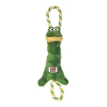 Іграшка Kong Tugger Knots Frog жабеня з канатом для собак