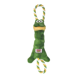 Іграшка Kong Tugger Knots Frog жабеня з канатом для собак