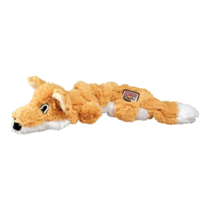 Іграшка Kong Scrunch Knots Fox лисичка з канатом для собак