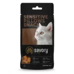 Хрумкі ласощі Savory Pillows Sensitive для дорослих котів з чутливим травленням, 60 г
