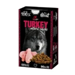 Напіввологі ласощі для дорослих собак Alpha Spirit Natural Snacks з індичкою, 80 г