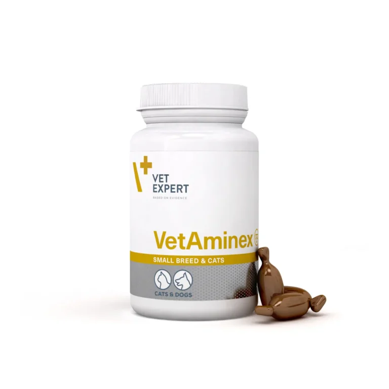 Vet Expert VetAminex Small breed & cats - Комплекс вітамінів і мінералів для котів і собак малих порід, 60 капс.