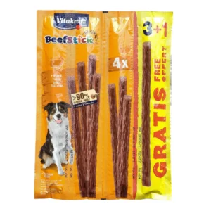 Ласощі Vitakraft Beef Stick Original з яловичиною для собак, 4 шт по 12 г