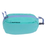 Сумка-бананка поясна для ласощів та аксесуарів Ruffwear Stash Bag Plus™ Aurora Teal Бірюзова (для повідків Hands-Free)