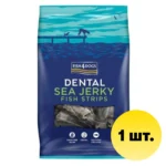 Натуральні ласощі для собак зі 100% Шкіри Білої Риби Fish4Dogs Sea Jerky Рибні смужки, 1 шт