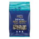Натуральні ласощі для собак з 100% Шкіри Білої Риби Fish4Dogs Sea Jerky Рибні косички, 500 г