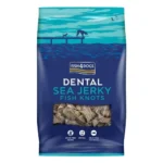 Натуральні ласощі для собак з 100% Шкіри Білої Риби Fish4Dogs Sea Jerky Рибні вузли, 500 г