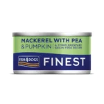 Вологий корм Fish4Dogs Finest зі скумбрією і гарбузом для собак, 85 г