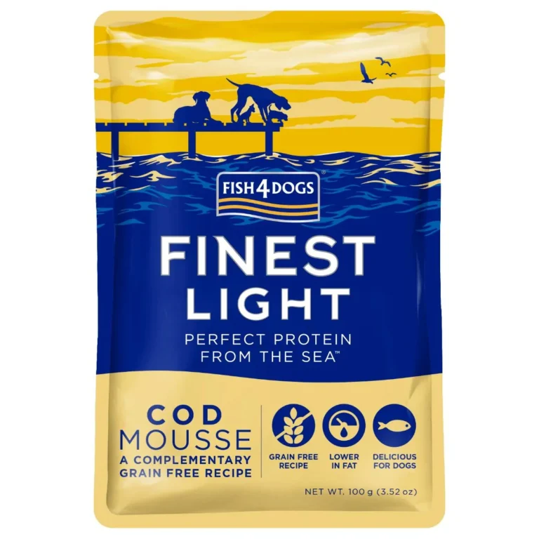 Вологий корм Fish4Dogs Finest мус з тріски для собак, 100 г