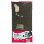 Дряпка Cardboard Maxi CAMON для котів з гофрованого картону з мишкою, 47×24 см