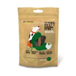 Ласощі для собак HAPPY FARM CROCI м'ясні снеки з куркою та шпинатом, 80 г