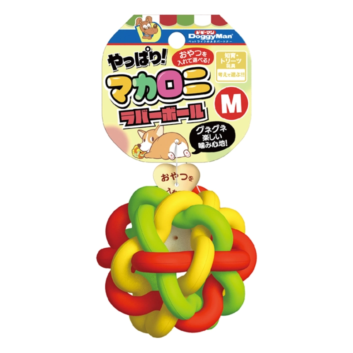 М’яч для собак DoggyMan Macaroni Rubber Ball 7,5 см