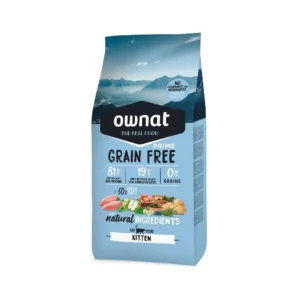 Сухий корм Ownat Grain Free Prime з куркою та індичкою для кошенят