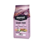 Сухий корм Ownat Grain Free з куркою для стерил. котів