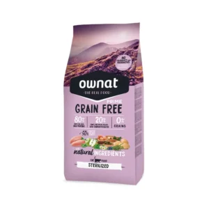 Сухий корм Ownat Grain Free Prime з куркою та індичкою для стерил. котів