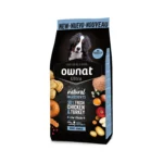 Низькозерновий корм для цуценят великих порід OWNAT ULTRA MAXI JUNIOR з куркою та індичкою