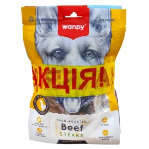 Ласощі Wanpy набір з лососем, куркою і яловичиною для собак, 3x100 г