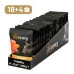 Набір вологого корму Savory з індичкою для стерилізованих котів, 22x85 г