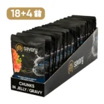 Вологий корм Savory для дорослих котів з лососем, 85 г (18+4 шт)