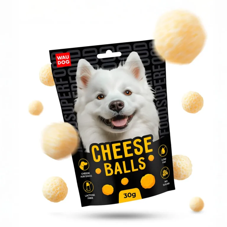 Ласощі для собак WAUDOG Treats Хрусткі сирні кульки, 30 г