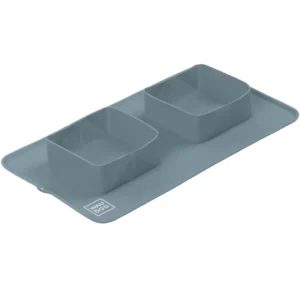 Складана миска WAUDOG Silicone сіра для собак