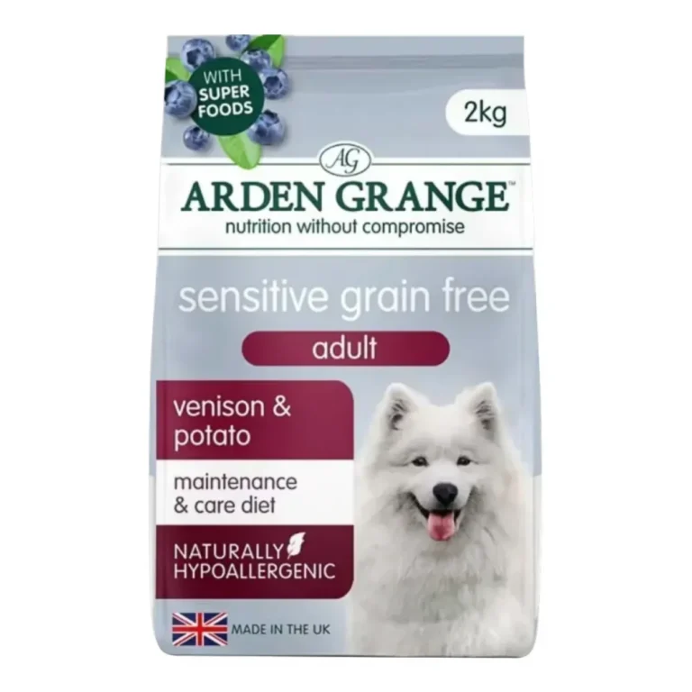 Сухий корм Arden Grange Sensitive Grain Free для собак з олениною, 2 кг