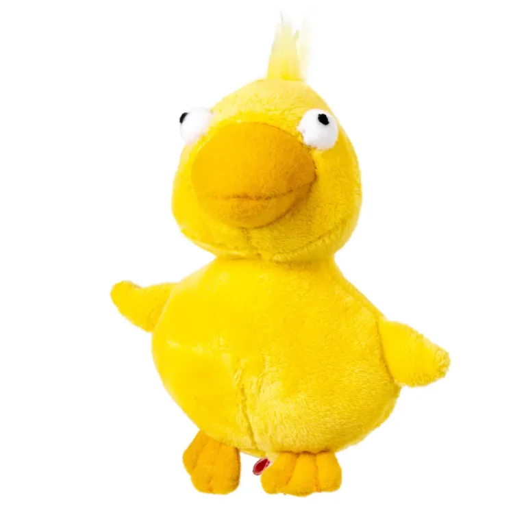 Іграшка для собак Качка з пискавкою GiGwi Plush, плюш, штучна / тканина, МТХ, 11 см