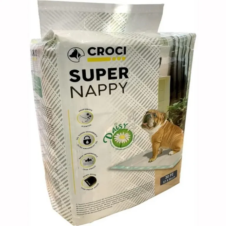 Пелюшки для собак одноразові з ароматом ромашки Super Nappy Daisy CROCI, 57х54 см - 30 шт