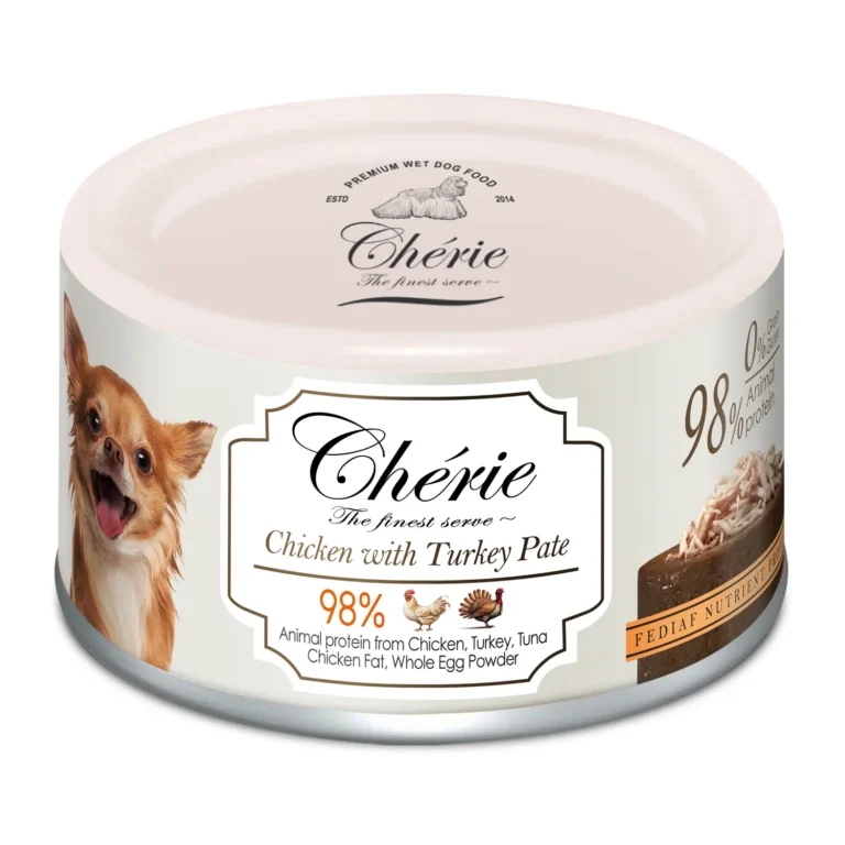 Вологий корм Cherie Chicken with Turkey з куркою та індичкою для собак, 80 г