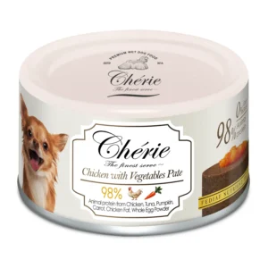 Вологий корм Cherie Chicken with Vegetables з куркою та овочами для собак, 80 г