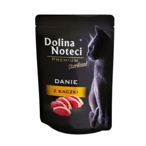 Вологий корм Dolina Noteci Premium Danie з качкою для стерилізованих котів, 85 г