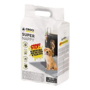Пелюшки CROCI Super Nappy з вугіллям для собак, 57x54 см