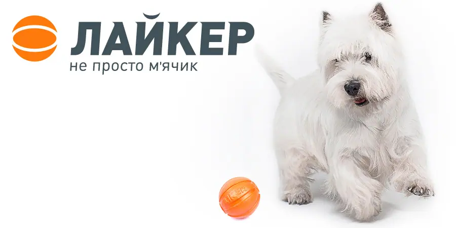М'ячик Liker 7 для собак дрібних та середніх порід 1 main ru1 ukr amigovet