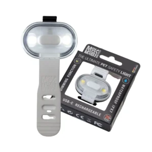 Ліхтарик Max & Molly Matrix Ultra LED Safety на нашийник для собак, сірий