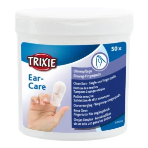 Серветки для вух Trixie на палець для тварин, 50 шт