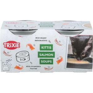 Суп Trixie Kittis Salmon Soup для котів з лососем, 4 шт x 80 г