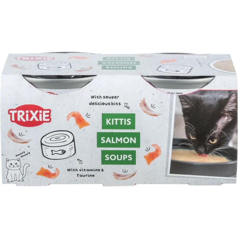 Суп Trixie Kittis Salmon Soup для котів з лососем, 4 шт x 80 г
