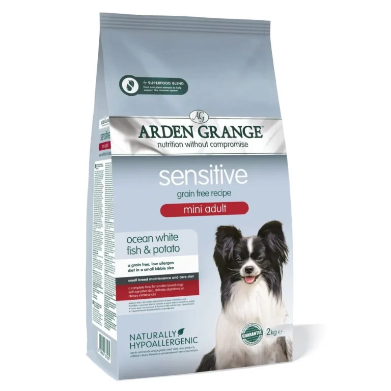 Сухий корм Arden Grange Sensitive Grain Free Mini для собак малих порід з океанічною рибою