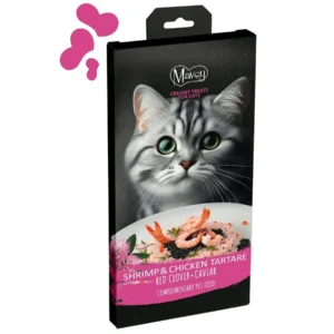 Ласощі Mavsy Creamy з креветкою і куркою для котів, 15 г (5 шт)