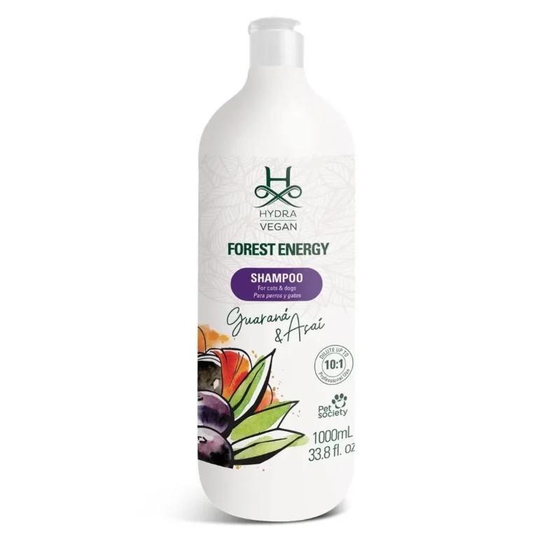 Шампунь Hydra Vegan Forest Energy з ароматом гуарани і асаї для собак та котів, 1 л
