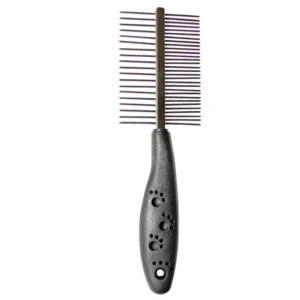 Гребінець Tatrapet Dog Salon двосторонній для собак, 5×17 см