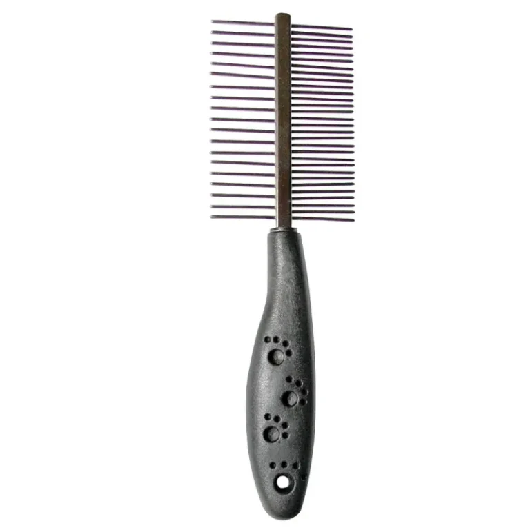 Гребінець Tatrapet Dog Salon двосторонній для собак, 5×17 см