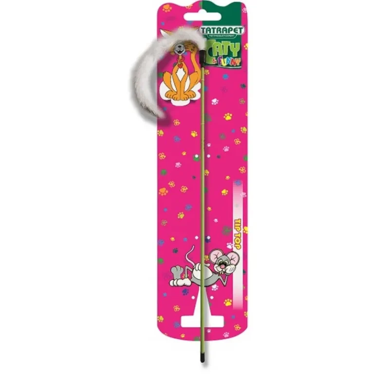 Іграшка для котів Дражнилка з мишачим хвостиком TATRAPET Caty Funny, 68 см