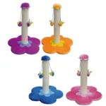 Кігтеточка (драпак) для котів Лілія з іграшками CROCI Flowers Lily, 44х40х40 см (*кольори в асортименті)