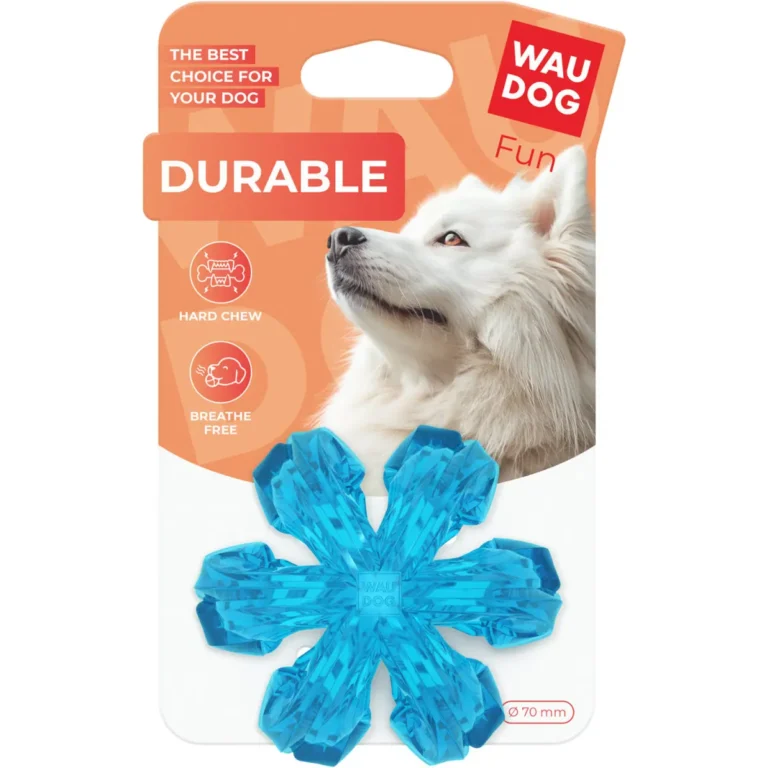 Іграшка WAUDOG Fun Durable дихаючий м'яч блакитний для собак
