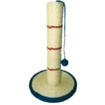 Кігтеточка (дряпка) для котів стовпчик із м'ячем CROCI SISAL CON BASE, 30х52 см