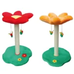 Кігтеточка (драпак) для котів Примула з іграшками CROCI Flowers Primrose, 56х45х45 см (*кольори в асортименті)